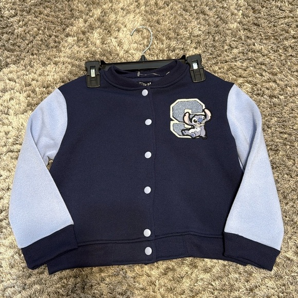 Kids Navy Blue and Light Blue Stitch Sweatshirt - Picture 1 of 6